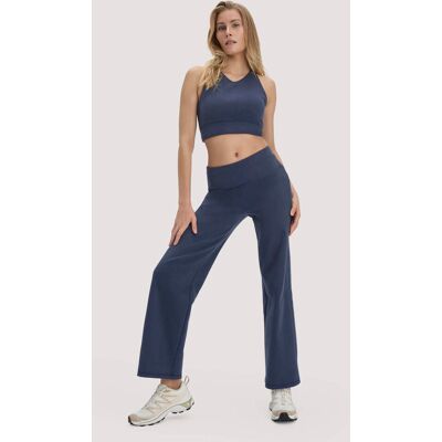 hessnatur Loungewear Hose Wide Leg ACTIVE COMFORT aus Bio-Baumwolle - blau Größe S hessnatur Loungewear Hose Wide Leg ACTIVE COMFORT aus Bio-Baumwolle - blau Größe S