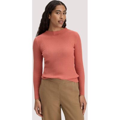 hessnatur Damen Strick Pullover Fitted aus TENCEL™ Lyocell mit Bio-Baumwolle - orange Größe S hessnatur Damen Strick Pullover Fitted aus TENCEL™ Lyocell mit Bio-Baumwolle - orange Größe S