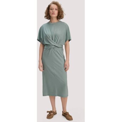 hessnatur Damen Jersey Kleid Midi Oversize aus Bio-Baumwolle - grün Größe 34 hessnatur Damen Jersey Kleid Midi Oversize aus Bio-Baumwolle - grün Größe 34