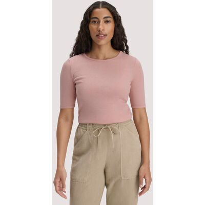 hessnatur Damen Softrib T-Shirt Fitted aus Bio-Baumwolle und TENCEL™ Modal - rosa Größe 38 hessnatur Damen Softrib T-Shirt Fitted aus Bio-Baumwolle und TENCEL™ Modal - rosa Größe 38