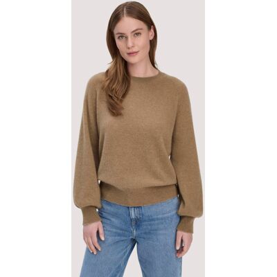 hessnatur Damen Strick Pullover Relaxed BETTER RECYCLING aus Cashmere - braun Größe M hessnatur Damen Strick Pullover Relaxed BETTER RECYCLING aus Cashmere - braun Größe M