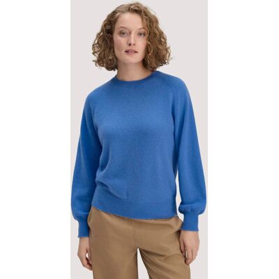 hessnatur Damen Strick Pullover Relaxed BETTER RECYCLING aus Cashmere - blau Größe S hessnatur Damen Strick Pullover Relaxed BETTER RECYCLING aus Cashmere - blau Größe S
