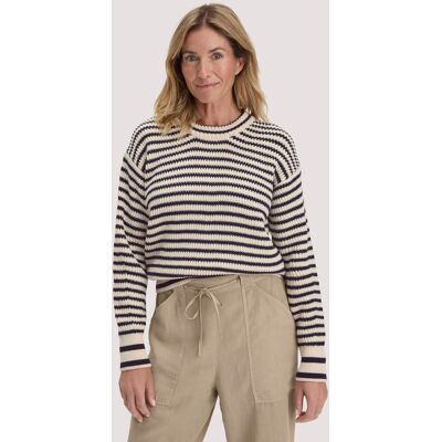 hessnatur Damen Strick Pullover Relaxed aus Bio-Baumwolle - beige Größe S hessnatur Damen Strick Pullover Relaxed aus Bio-Baumwolle - beige Größe S