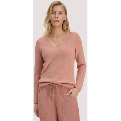 hessnatur Damen Strick Pullover Regular aus Bio-Baumwolle - rosa Größe S hessnatur Damen Strick Pullover Regular aus Bio-Baumwolle - rosa Größe S