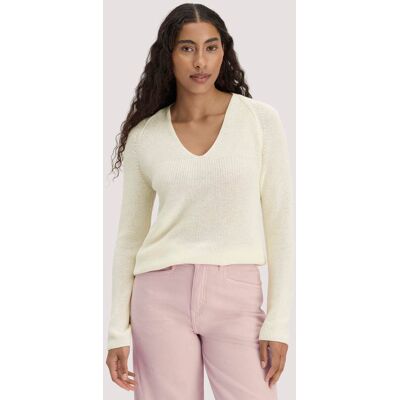 hessnatur Damen Strick Pullover Regular aus Bio-Baumwolle - beige Größe S hessnatur Damen Strick Pullover Regular aus Bio-Baumwolle - beige Größe S