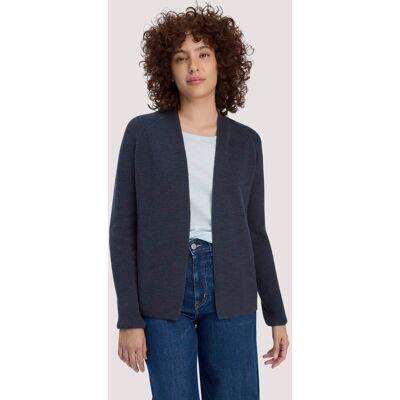 hessnatur Damen Strick Jacke Regular aus Bio-Baumwolle - blau Größe M hessnatur Damen Strick Jacke Regular aus Bio-Baumwolle - blau Größe M