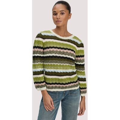 hessnatur Damen Strick Pullover Regular aus Baumwolle - grün Größe M hessnatur Damen Strick Pullover Regular aus Baumwolle - grün Größe M
