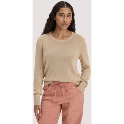 hessnatur Damen Strick Pullover Relaxed aus Leinen mit Bio-Baumwolle und LENZING™ ECOVERO - beige Größe XS hessnatur Damen Strick Pullover Relaxed aus Leinen mit Bio-Baumwolle und LENZING™ ECOVERO - beige Größe XS