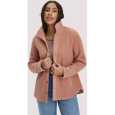 hessnatur Damen Wollfleece Jacke Regular aus Bio-Merinowolle - rosa Größe S hessnatur Damen Wollfleece Jacke Regular aus Bio-Merinowolle - rosa Größe S
