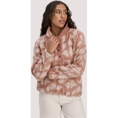 hessnatur Damen Wollfleece Troyer Relaxed aus Bio-Merinowolle mit Bio-Baumwolle - rosa Größe S hessnatur Damen Wollfleece Troyer Relaxed aus Bio-Merinowolle mit Bio-Baumwolle - rosa Größe S