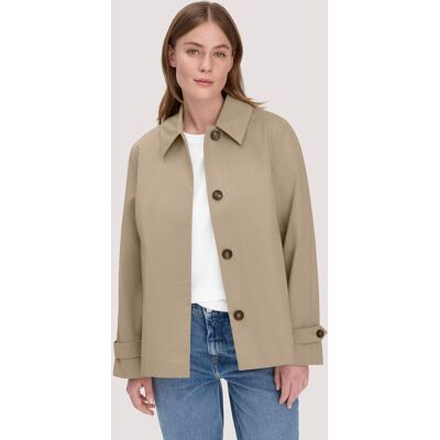 hessnatur Damen Jacke Regular NATURE SHELL aus Bio-Baumwolle - beige Größe 38 hessnatur Damen Jacke Regular NATURE SHELL aus Bio-Baumwolle - beige Größe 38