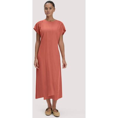 hessnatur Damen Gewebe Kleid mit Wickeloptik Midi aus TENCEL™ Lyocell - orange Größe 36 hessnatur Damen Gewebe Kleid mit Wickeloptik Midi aus TENCEL™ Lyocell - orange Größe 36