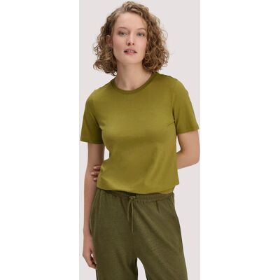 hessnatur Damen T-Shirt Regular aus Regenerative Organic Cotton (ROC) - grün Größe 48 hessnatur Damen T-Shirt Regular aus Regenerative Organic Cotton (ROC) - grün Größe 48