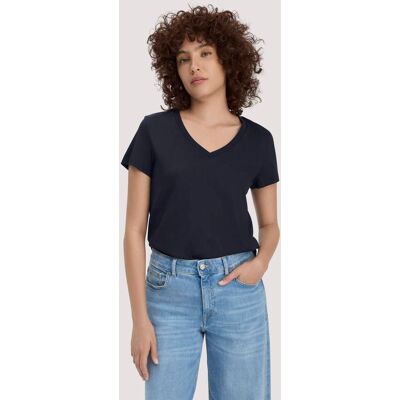 hessnatur Damen T-Shirt Regular aus Regenerative Organic Cotton (ROC) - blau Größe 36 hessnatur Damen T-Shirt Regular aus Regenerative Organic Cotton (ROC) - blau Größe 36