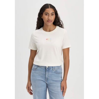 hessnatur Damen Print T-Shirt Relaxed aus Bio-Baumwolle - weiß Größe 44 hessnatur Damen Print T-Shirt Relaxed aus Bio-Baumwolle - weiß Größe 44