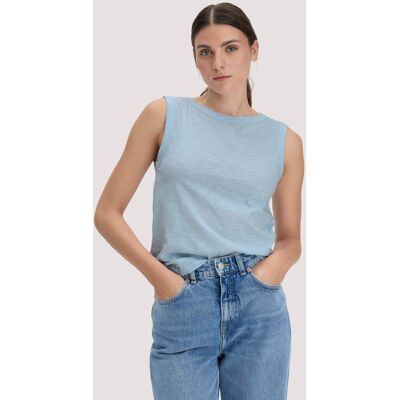hessnatur Damen Light Slub Jersey Top Regular aus Bio-Baumwolle - blau Größe 34 hessnatur Damen Light Slub Jersey Top Regular aus Bio-Baumwolle - blau Größe 34