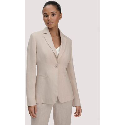 hessnatur Damen Blazer Regular aus Leinen - beige Größe 34 hessnatur Damen Blazer Regular aus Leinen - beige Größe 34