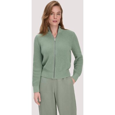 hessnatur Damen Strick Jacke Regular aus Bio-Baumwolle - grün Größe XL hessnatur Damen Strick Jacke Regular aus Bio-Baumwolle - grün Größe XL