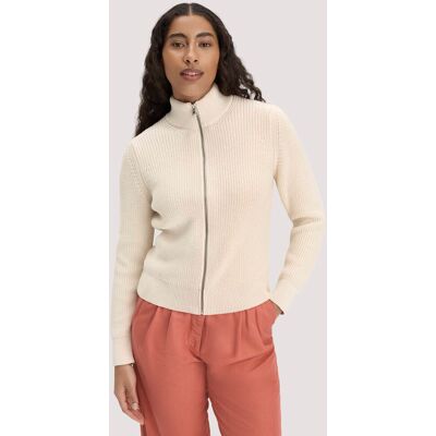 hessnatur Damen Strick Jacke Regular aus Bio-Baumwolle - beige Größe XL hessnatur Damen Strick Jacke Regular aus Bio-Baumwolle - beige Größe XL