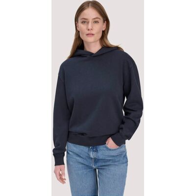hessnatur Damen Sweathoodie Relaxed aus Bio-Baumwolle - blau Größe M hessnatur Damen Sweathoodie Relaxed aus Bio-Baumwolle - blau Größe M