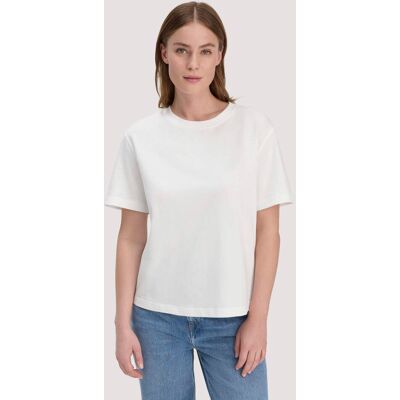 hessnatur Damen Heavy Jersey T-Shirt aus Bio-Baumwolle - weiß Größe L hessnatur Damen Heavy Jersey T-Shirt aus Bio-Baumwolle - weiß Größe L
