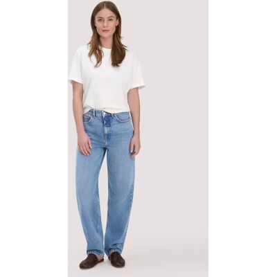 hessnatur Damen Jeans NIVA Tapered Leg aus Bio-Baumwolle - blau Größe 27/30 hessnatur Damen Jeans NIVA Tapered Leg aus Bio-Baumwolle - blau Größe 27/30