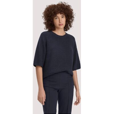 hessnatur Damen Strick Pullover Relaxed aus Bio-Baumwolle - blau Größe L hessnatur Damen Strick Pullover Relaxed aus Bio-Baumwolle - blau Größe L