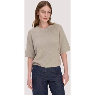 hessnatur Damen Strick Pullover Relaxed aus Bio-Baumwolle - beige Größe XS hessnatur Damen Strick Pullover Relaxed aus Bio-Baumwolle - beige Größe XS