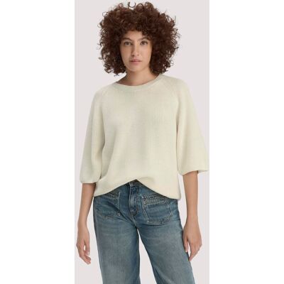 hessnatur Damen Strick Pullover Relaxed aus Bio-Baumwolle - beige Größe M hessnatur Damen Strick Pullover Relaxed aus Bio-Baumwolle - beige Größe M