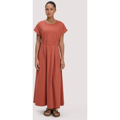 hessnatur Damen Jersey Kleid Knöchellang Relaxed aus Bio-Baumwolle - braun Größe 42 hessnatur Damen Jersey Kleid Knöchellang Relaxed aus Bio-Baumwolle - braun Größe 42
