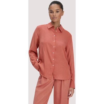 hessnatur Damen Bluse Relaxed aus TENCEL™ Lyocell - orange Größe 46 hessnatur Damen Bluse Relaxed aus TENCEL™ Lyocell - orange Größe 46