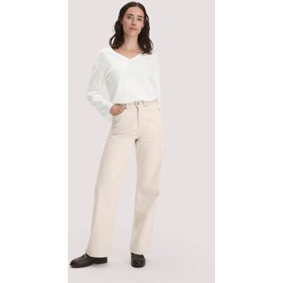 hessnatur Damen Jeans ALVA Wide Leg UNDYED aus Bio-Baumwolle mit Recycled-Baumwolle - natur Größe 27/32 hessnatur Damen Jeans ALVA Wide Leg UNDYED aus Bio-Baumwolle mit Recycled-Baumwolle - natur Größe 27/32