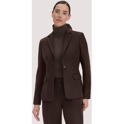 hessnatur Damen Wollblazer Regular aus Bio-Merinowolle - braun Größe 34 hessnatur Damen Wollblazer Regular aus Bio-Merinowolle - braun Größe 34