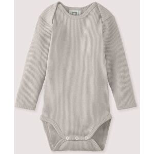 hessnatur Baby Body Langarm aus Bio-Baumwolle mit Bio-Merinowolle - beige Größe 74/80 hessnatur Baby Body Langarm aus Bio-Baumwolle mit Bio-Merinowolle - beige Größe 74/80