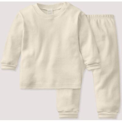hessnatur Baby Pyjama aus Bio-Baumwolle - natur Größe 62/68 hessnatur Baby Pyjama aus Bio-Baumwolle - natur Größe 62/68
