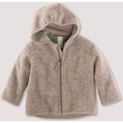 hessnatur Baby Wollfleece Jacke aus Bio-Merinowolle - grau Größe 98/104 hessnatur Baby Wollfleece Jacke aus Bio-Merinowolle - grau Größe 98/104