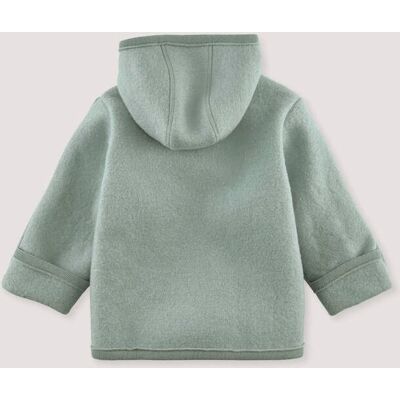 hessnatur Baby Wollwalk Jacke aus Bio-Merinowolle - grün Größe 62/68 hessnatur Baby Wollwalk Jacke aus Bio-Merinowolle - grün Größe 62/68