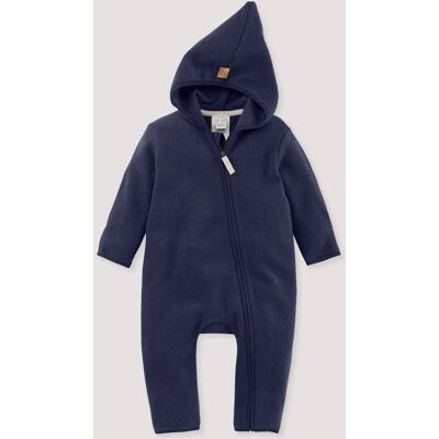 hessnatur Baby Fleece Overall aus Bio-Baumwolle - blau Größe 62/68 hessnatur Baby Fleece Overall aus Bio-Baumwolle - blau Größe 62/68