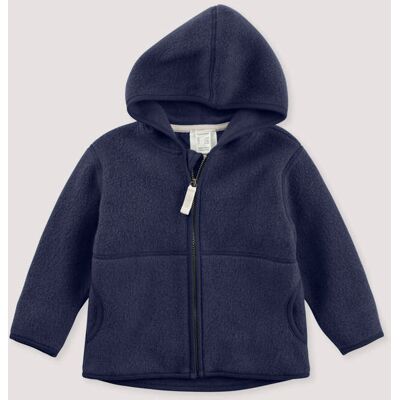 hessnatur Baby Fleece Jacke aus Bio-Baumwolle - blau Größe 62/68 hessnatur Baby Fleece Jacke aus Bio-Baumwolle - blau Größe 62/68