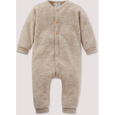 hessnatur Baby Wollfrottee Overall aus Bio-Merinowolle - beige Größe 98/104 hessnatur Baby Wollfrottee Overall aus Bio-Merinowolle - beige Größe 98/104