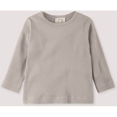 hessnatur Baby Longsleeve aus Bio-Baumwolle mit Bio-Merinowolle - beige Größe 62/68 hessnatur Baby Longsleeve aus Bio-Baumwolle mit Bio-Merinowolle - beige Größe 62/68