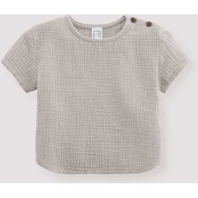 hessnatur Baby Musselin Shirt aus Bio-Baumwolle - beige Größe 98/104 hessnatur Baby Musselin Shirt aus Bio-Baumwolle - beige Größe 98/104
