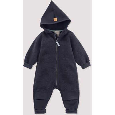hessnatur Baby Wollfleece Overall aus Bio-Merinowolle mit Softshell - blau Größe 74/80 hessnatur Baby Wollfleece Overall aus Bio-Merinowolle mit Softshell - blau Größe 74/80