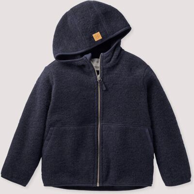 hessnatur Kinder Wollfleece Jacke aus Bio-Merinowolle - blau Größe 146/152 hessnatur Kinder Wollfleece Jacke aus Bio-Merinowolle - blau Größe 146/152