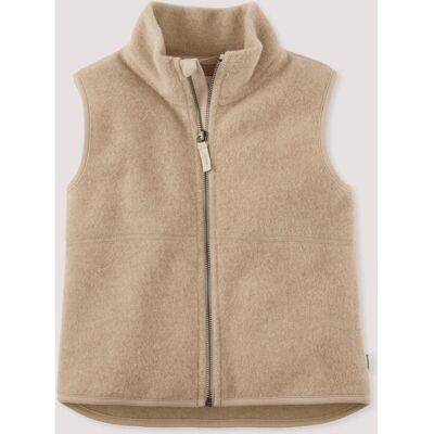hessnatur Kinder Wollfleece Weste aus Bio-Merinowolle - beige Größe 122/128 hessnatur Kinder Wollfleece Weste aus Bio-Merinowolle - beige Größe 122/128