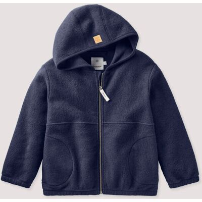 hessnatur Kinder Fleece Jacke Regular aus Bio-Baumwolle - blau Größe 110/116 hessnatur Kinder Fleece Jacke Regular aus Bio-Baumwolle - blau Größe 110/116