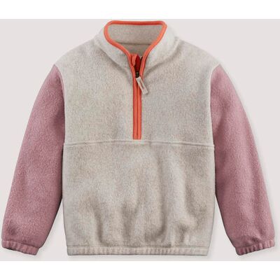 hessnatur Kinder Fleece Sweatshirt aus Bio-Baumwolle - lila Größe 110/116 hessnatur Kinder Fleece Sweatshirt aus Bio-Baumwolle - lila Größe 110/116