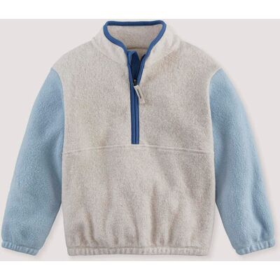 hessnatur Kinder Fleece Sweatshirt aus Bio-Baumwolle - blau Größe 158/164 hessnatur Kinder Fleece Sweatshirt aus Bio-Baumwolle - blau Größe 158/164