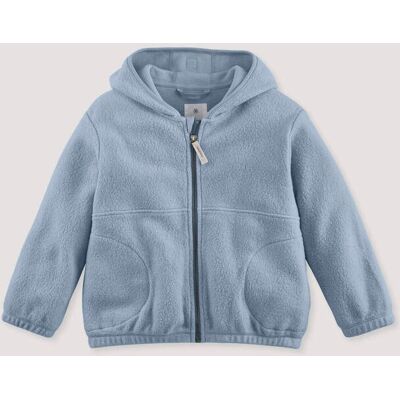 hessnatur Kinder Fleece Jacke Regular aus Bio-Baumwolle - blau Größe 110/116 hessnatur Kinder Fleece Jacke Regular aus Bio-Baumwolle - blau Größe 110/116