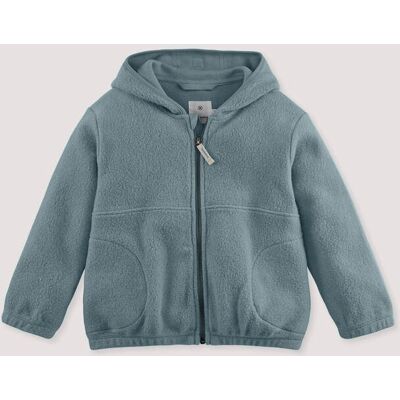 hessnatur Kinder Fleece Jacke Regular aus Bio-Baumwolle - blau Größe 110/116 hessnatur Kinder Fleece Jacke Regular aus Bio-Baumwolle - blau Größe 110/116
